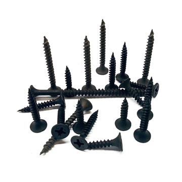 Factory Wholesale Black drywall phosphatated Fine Thread screw bugle head